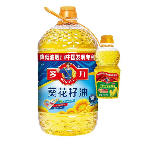 多力 葵花籽油5L+238ml